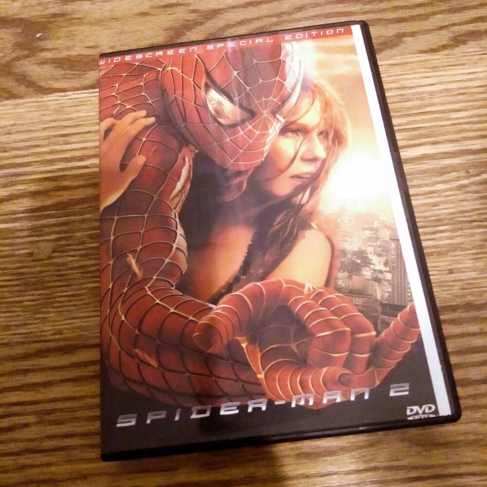 Widescreen Spiderman 2 dvd movie